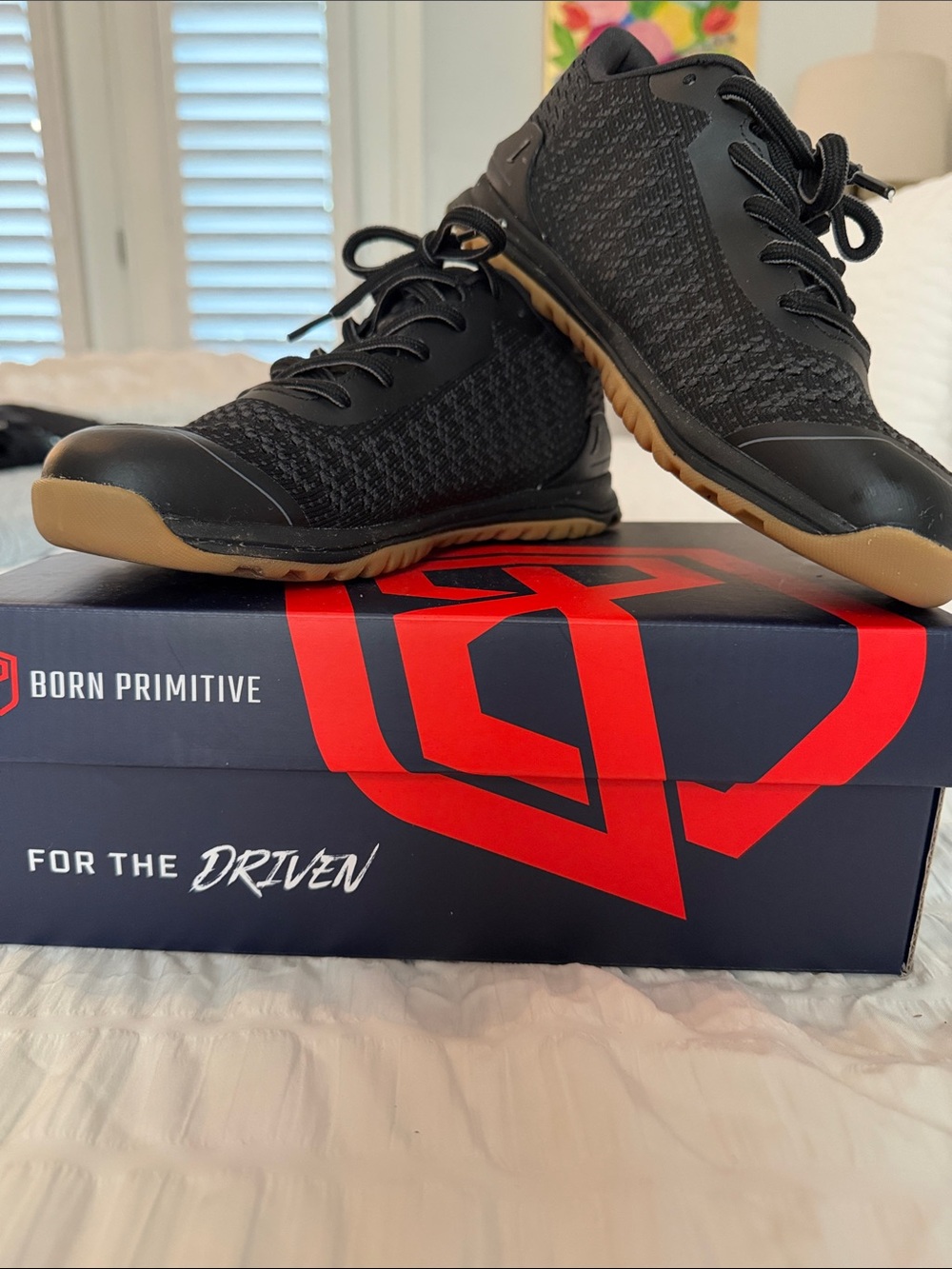 Born Primitive women’s  Black Athletic Shoes with Gum Sole